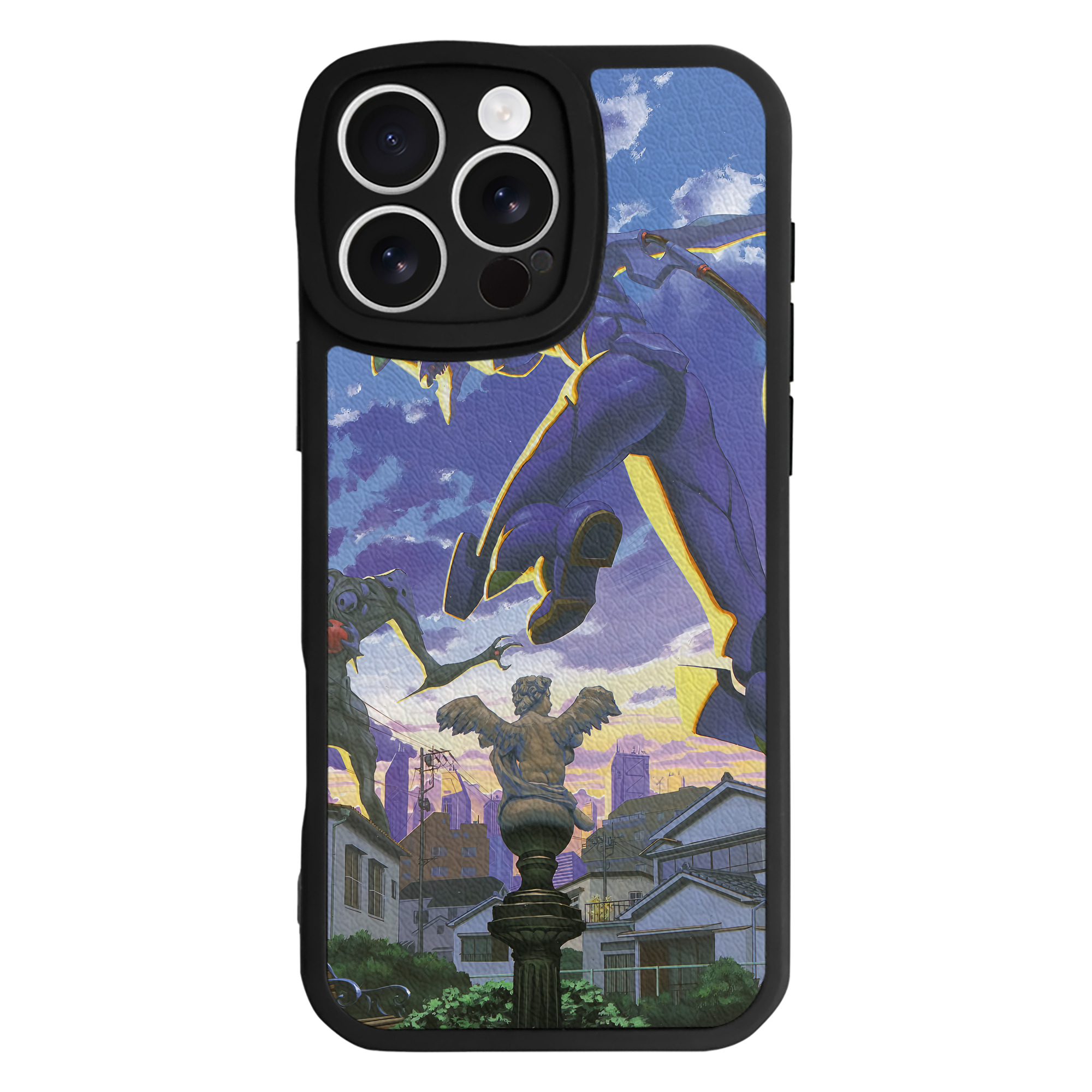 （画像用） EVA 新世紀エヴァンゲリオン 【iPhone 16シリーズ対応】シリコンスマホケース（レザー調） 材質：シリコン